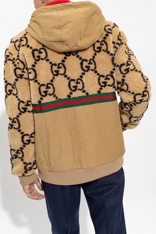 Bomber em lã - Bege - Gucci