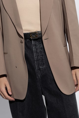 Cinto em couro - Preto - Gucci