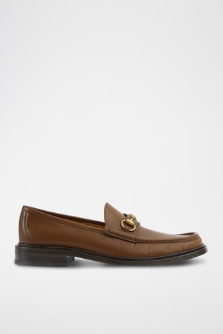 Mocassins em couro - Castanho - Gucci