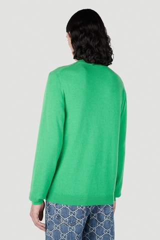 Camisola em caxemira - Verde - Gucci