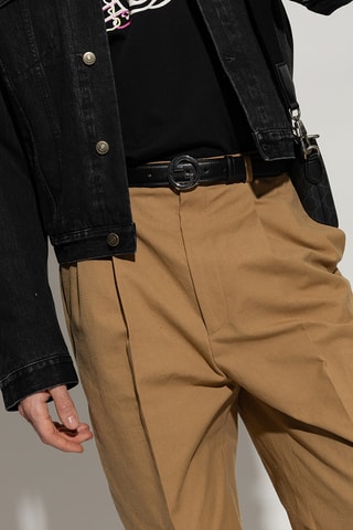 Cinto em couro - Preto - Gucci