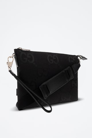 Mala a tiracolo de couro - Preto - Gucci