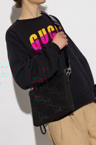 Mala a tiracolo de couro - Preto - Gucci