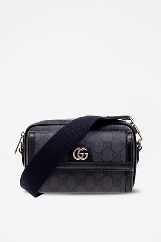 Mala a tiracolo de couro - Azul-marinho - Gucci