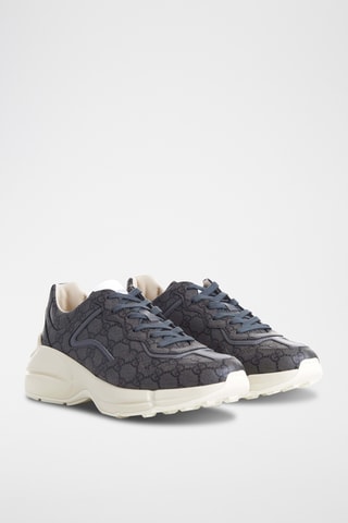 Sapatilhas em couro - Cinzento - Gucci