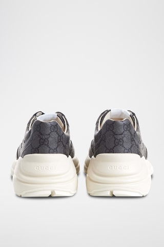 Sapatilhas em couro - Cinzento - Gucci