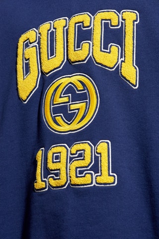 Sweat com capuz - Azul-marinho - Gucci