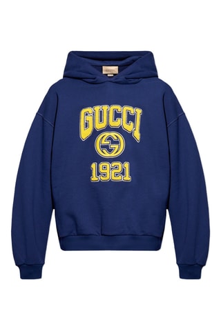 Sweat com capuz - Azul-marinho - Gucci