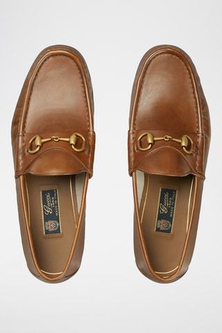 Mocassins em couro - Castanho - Gucci