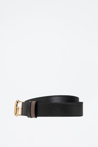 Cinto reversível em couro - Preto - Gucci