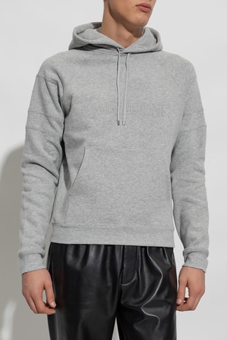 Sweat com capuz - Cinzento - Saint Laurent