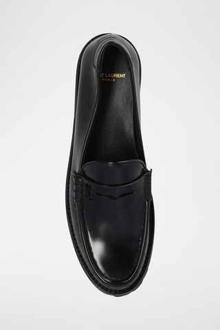 Mocassins em couro - Preto - Saint Laurent