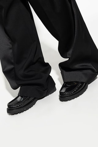 Mocassins em couro - Preto - Saint Laurent