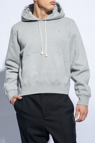 Sweat com capuz - Cinzento-claro - Saint Laurent