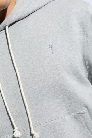 Sweat com capuz - Cinzento-claro - Saint Laurent