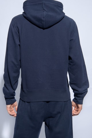 Sweat com capuz - Azul-marinho - Saint Laurent