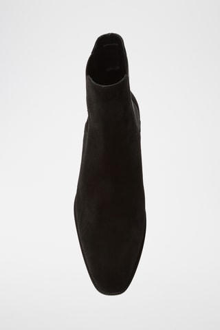 Botins Chelsea em nobuck - Preto - Saint Laurent