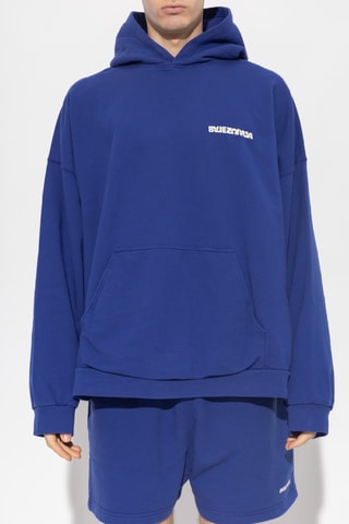 Sweater met Capuchon - Indigoblauw