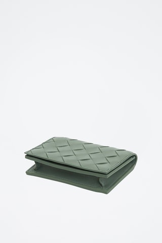 Leren Portefeuille - Kaki
