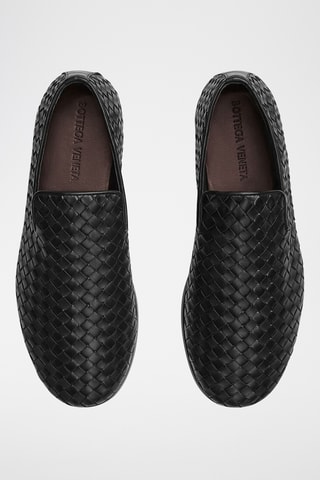 Slippers em couro - Preto - Bottega Veneta