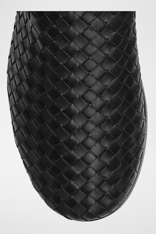 Slippers em couro - Preto - Bottega Veneta