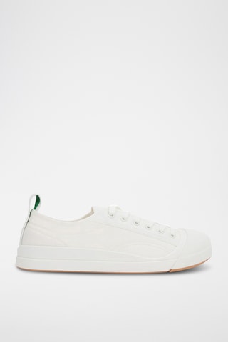 Sapatilhas em couro - Branco - Bottega Veneta