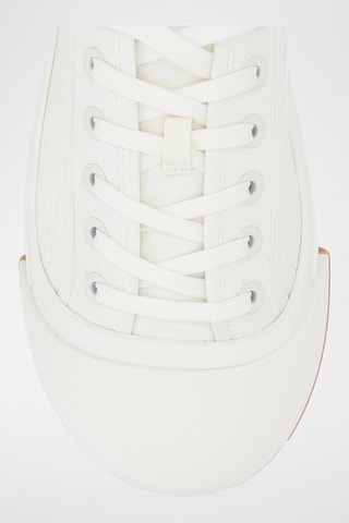 Sapatilhas em couro - Branco - Bottega Veneta