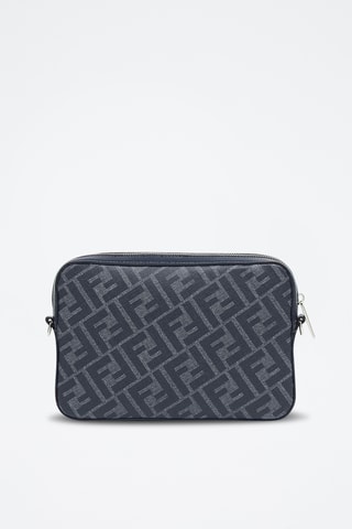 Mala a tiracolo de couro - Azul-marinho - Fendi