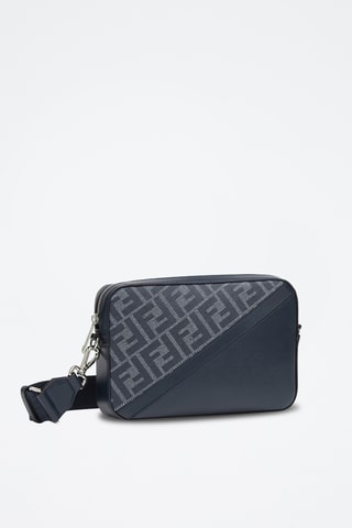 Mala a tiracolo de couro - Azul-marinho - Fendi