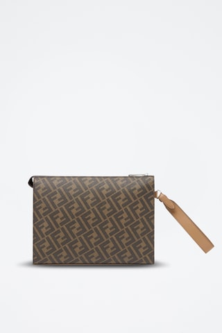 Leren Clutch - Bruin