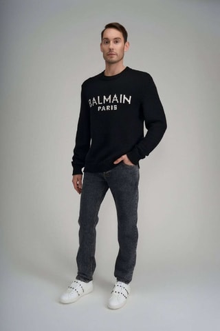 Sweat em lã - Preto - Balmain