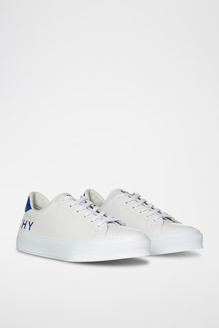 Sapatilhas em couro - Azul-real e branco - Givenchy