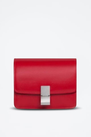 Leren Schoudertas - Rood