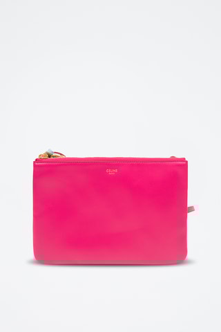 Leren Schoudertas - Roze