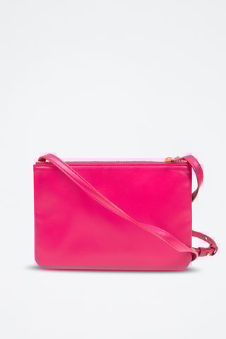 Leren Schoudertas - Roze