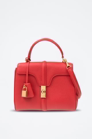 Mala em couro - Vermelho - Céline