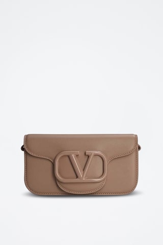 Leren Schoudertas - Beige