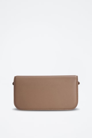 Leren Schoudertas - Beige