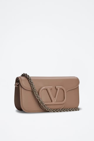 Leren Schoudertas - Beige