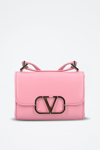 Leren Schoudertas - Roze
