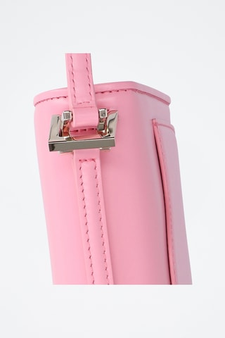 Leren Schoudertas - Roze