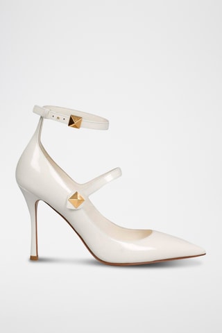 Lakleren Mary Janes - Wit