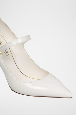 Lakleren Mary Janes - Wit