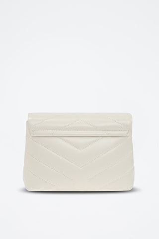 Mala de ombro em couro - Cru - Saint Laurent