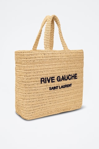 Mala shopper em couro - Bege - Saint Laurent