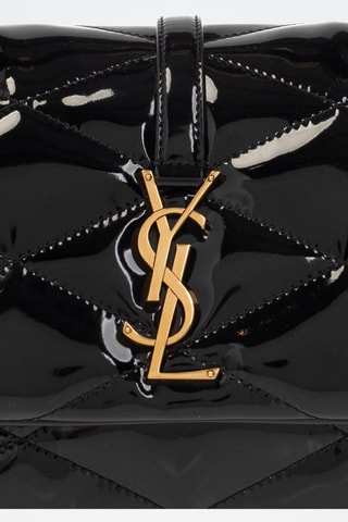 Mala de ombro em couro envernizado - Preto - Saint Laurent