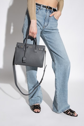 Mala em couro - Cinzento - Saint Laurent