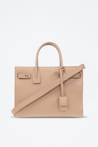 Mala em couro - Bege - Saint Laurent