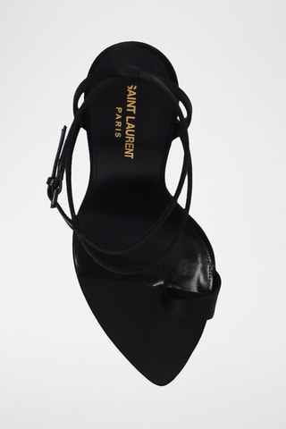 Leren Sandalen met Hak - Zwart