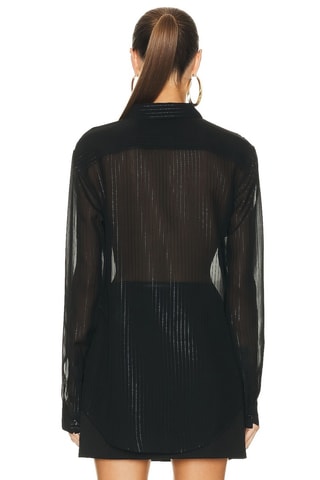 Camisa em seda - Preto - Saint Laurent